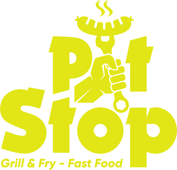 Logo Pit Stop Grill & Fry Fast Food